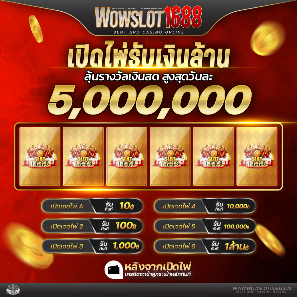 Wallet Slot คาสิโนออนไลน์อันดับหนึ่ง มาพร้อมโปรโมชั่นสุดแรงในปี 2024